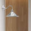 Shaliqua Industrial Armed Wall Sconce — Vintage Industrial Cone Shade, E27 Compatible.-210765146