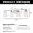 4-Light Dimmable Bathroom Vanity Light With Crystal-401811917