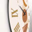 Lune et soleil en forme de terre cuite rétro I - horloge murale moderne-60328147