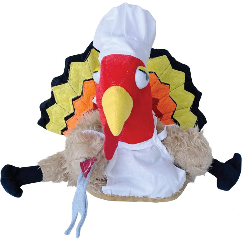 The Holiday Aisle® Thanksgiving Plush Chef Turquie