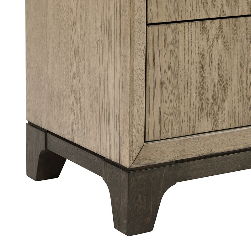 Commode 8 tiroirs caramel et cacao