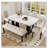 Modern Tufted Linen Dining Bench-82056842