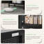 Armoire en acier 71 po noire