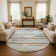Premium Machine Washable Slesnick AMF1665 Stripes Rug