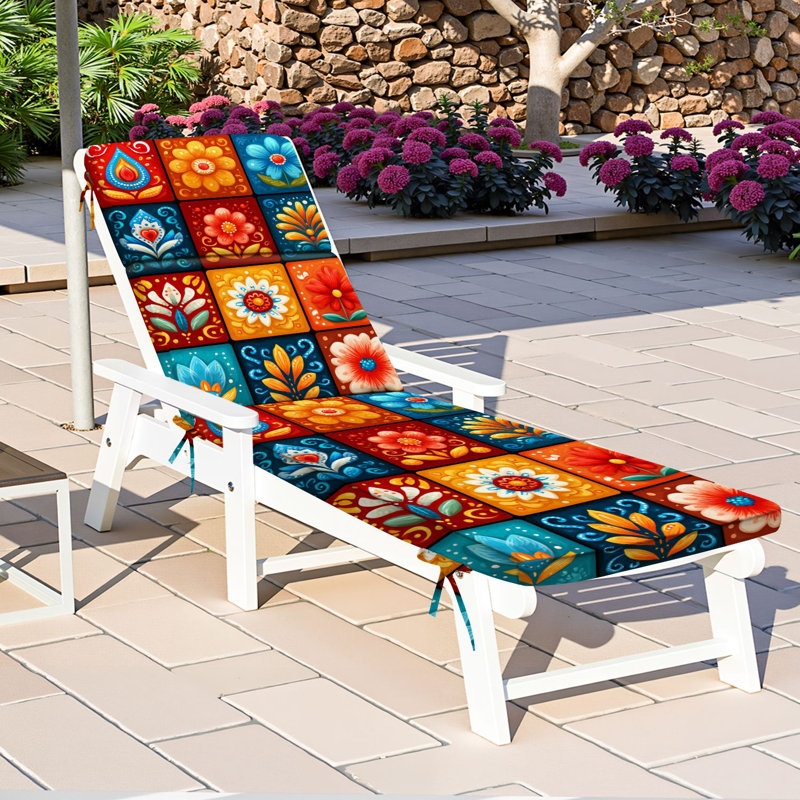  Coussin de patio extérieur d'extérieur 3 po Céramique de talavera mexicain