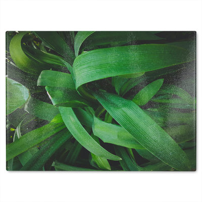 Atmospheric background, Selective focus Designer Glass Chopping Board