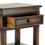 Table d'appoint en bois 2 tiroirs et 1 tablette Idlewild 16 po x 12 po x 29 po-24388552