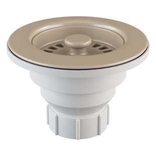 Crépine de couleur assortie pour évier de cuisine Lexico, convient aux trous de drain de 3,5 pouces LG-SB-B