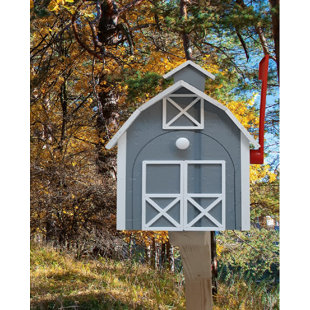 Amish Mailbox + Post Set