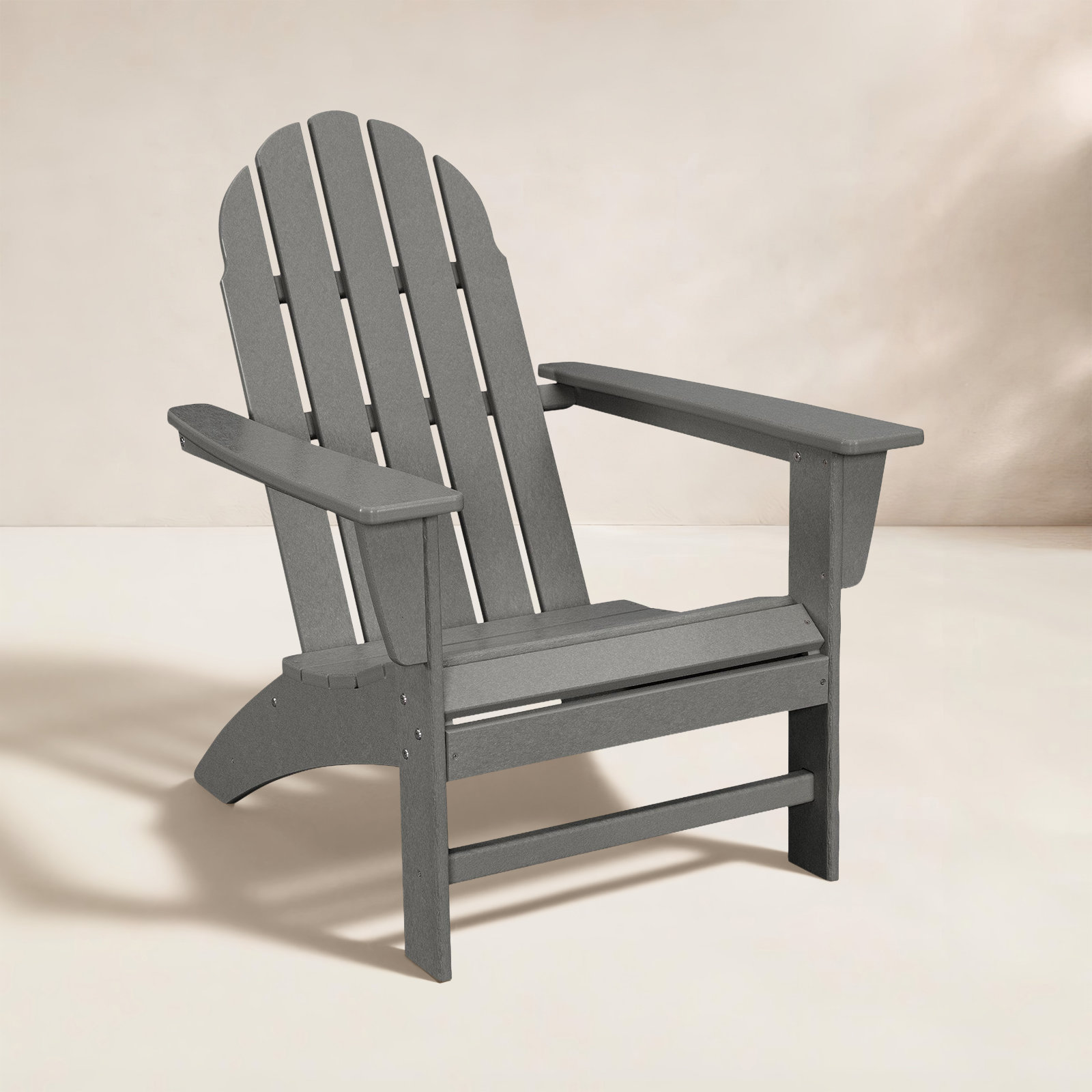 POLYWOOD® Vineyard Adirondack Chair, SlateGray
