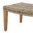 HAMPTON WOOD + WICKER OTTOMAN