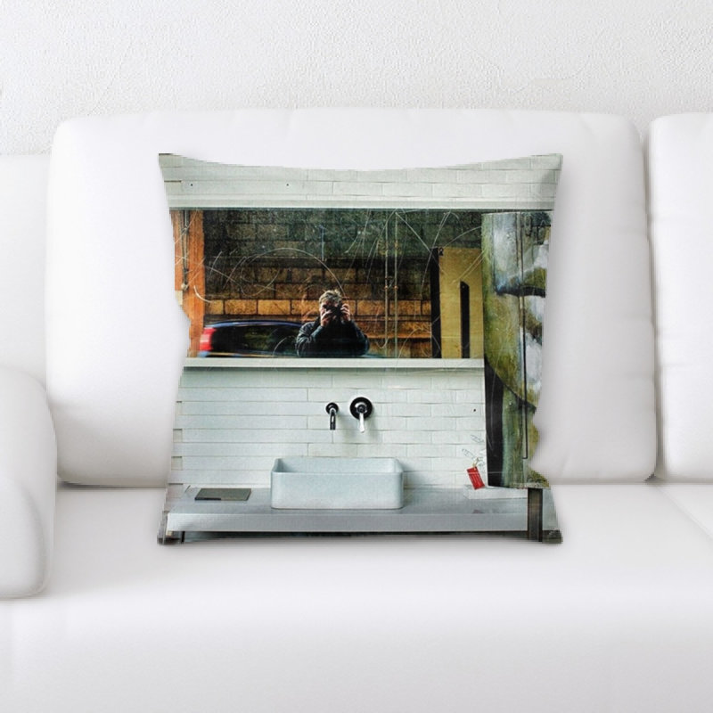 Bricks Throw Pillow