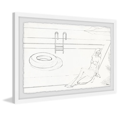 'Edge of Summer' by Parvez Taj Picture Frame Print on Paper