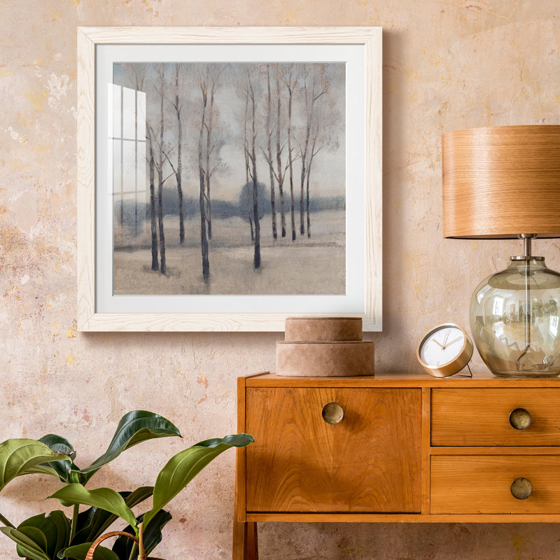 Lumière douce I - impression encadrée de qualité supérieure - prête à être accrochée, H 17 po x l 17 po x P 1,5 po, Blanc