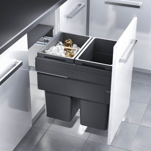 As Euro Cargo 76 Litre Pull Out/Under Counter Rubbish Bin