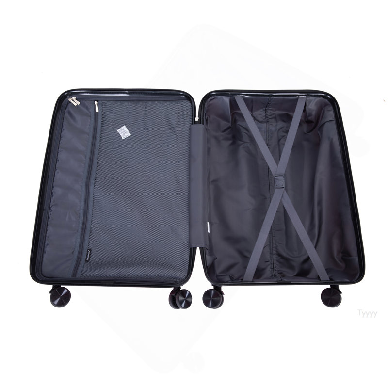 Ensemble de 3 valises durables avec serrure TSA Hardshell