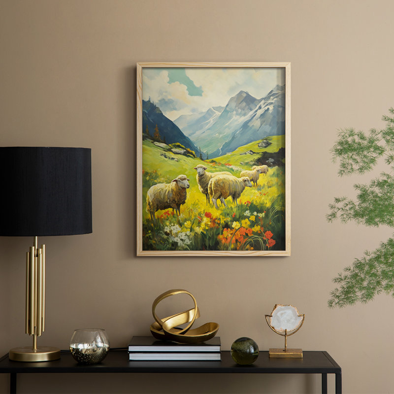 LANDSCAPES Series CCXLV, reproduction encadrée - bois massif, H 11 po x l 9 po