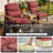 Smishape Outdoor Cushion Set Of 2, 6 Inch Deep Seat Patio Furniture Cushions With Removable Cover,Replacement Patio Cushion Set For Chair,Sofa,Loveseat-83282637-83282678
