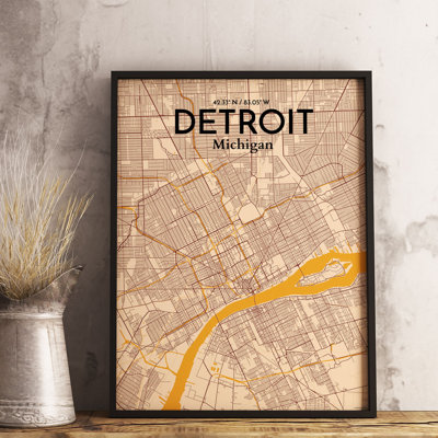 Detroit - No Frame Print