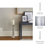 Striking Tall Candle Holder - Modern Metal and Glass Floor Candle Stand for Pillar Candles, Ideal for Dining Rooms, Centerpieces, and Home Accents-2110010232-2110010234