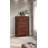 Hibir 5-Drawer Tall Dresser 33,1” W Farmhouse Solid Wood Bedroom Chest of Drawers, Rustic Pinewood Vertical Clothing Storage Tower Cabinet Premium Style-123297233