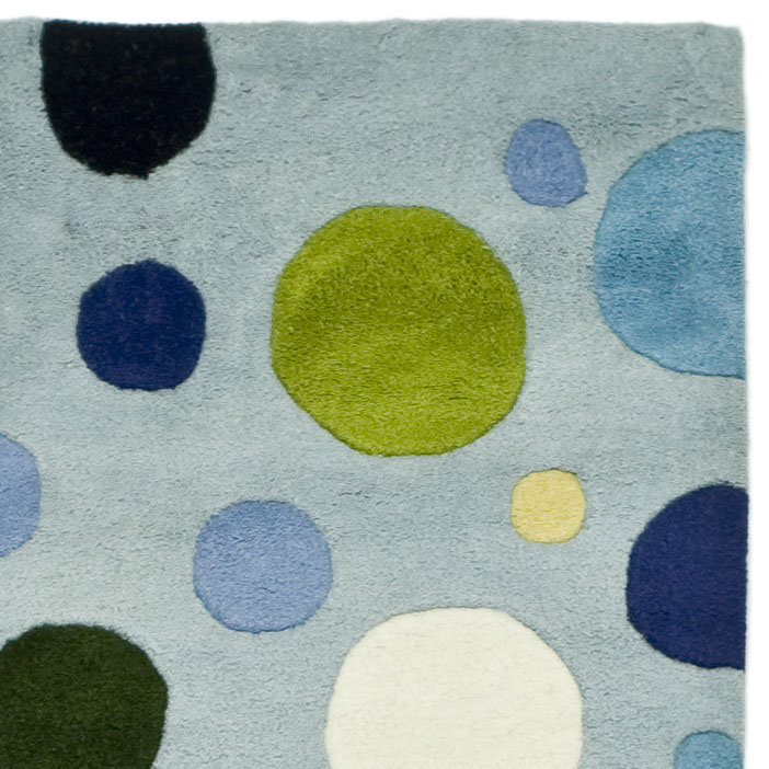 Candelo Hand Tufted Wool Polka Dots Rug