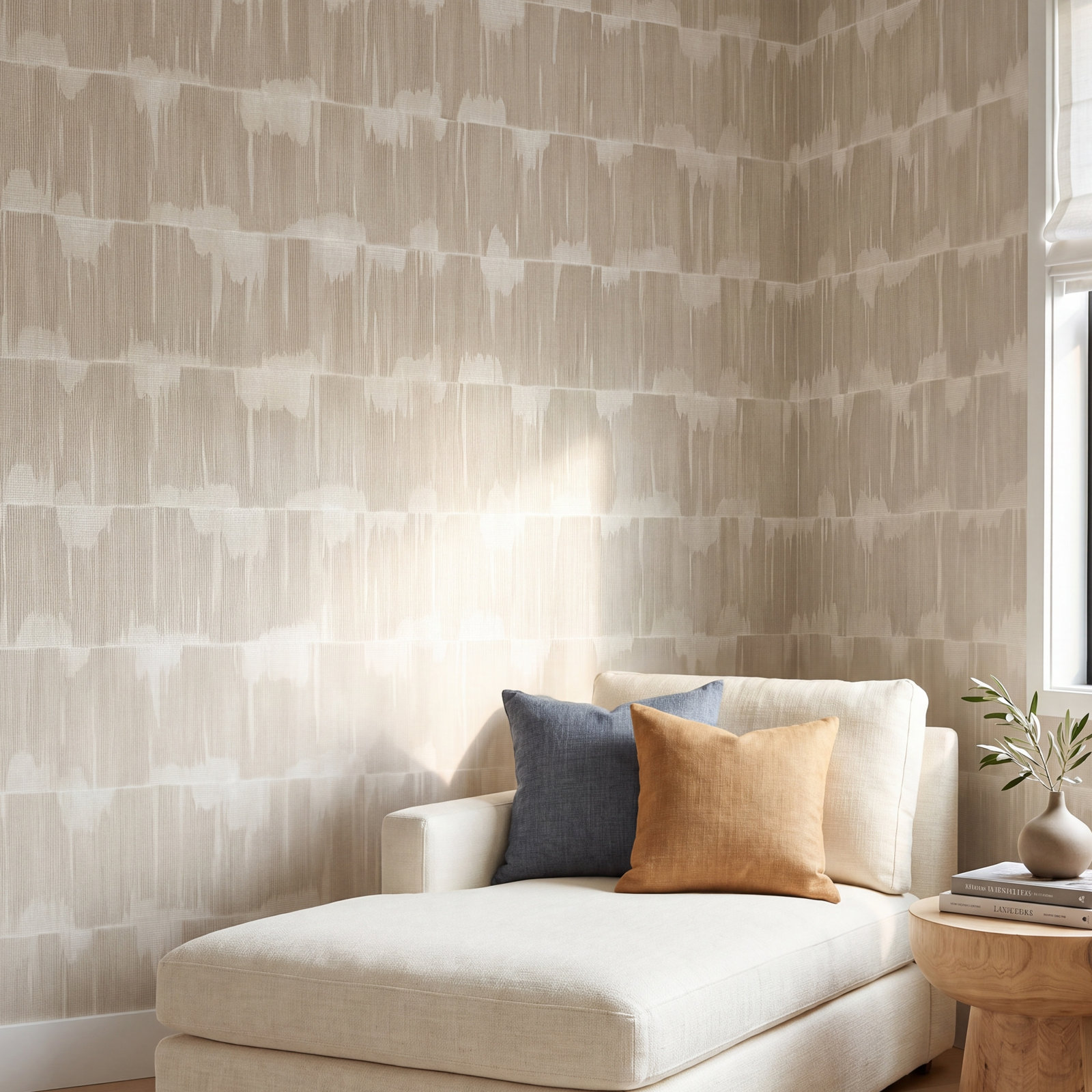 Evelia Peel & Stick Abstract Wallpaper, Neutral