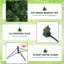 Arbre de Noël pin vert 7 pi avec 150 mini lumières incandescentes