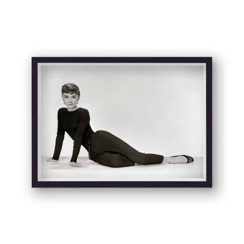 Audrey Hepburn Wearing Givenchy Publicity Shot 3 - Single Picture Frame Print