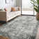 Washable Area Rug for Living Room Abstract Fading Design Vintage Rug Non Slip Throw Rugs Bedroom Rug