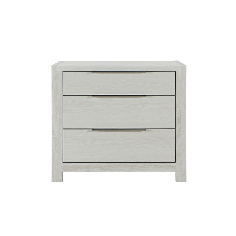 Table de chevet Jehoram, aucun assemblage requis, Beige