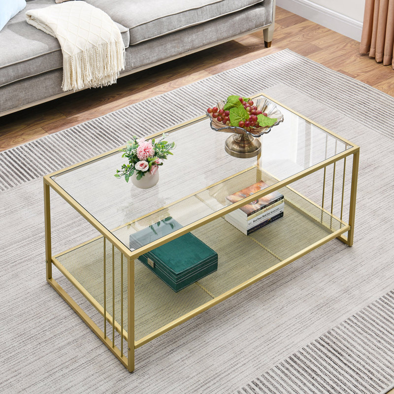 Frieda Frame Coffee Table with Storage