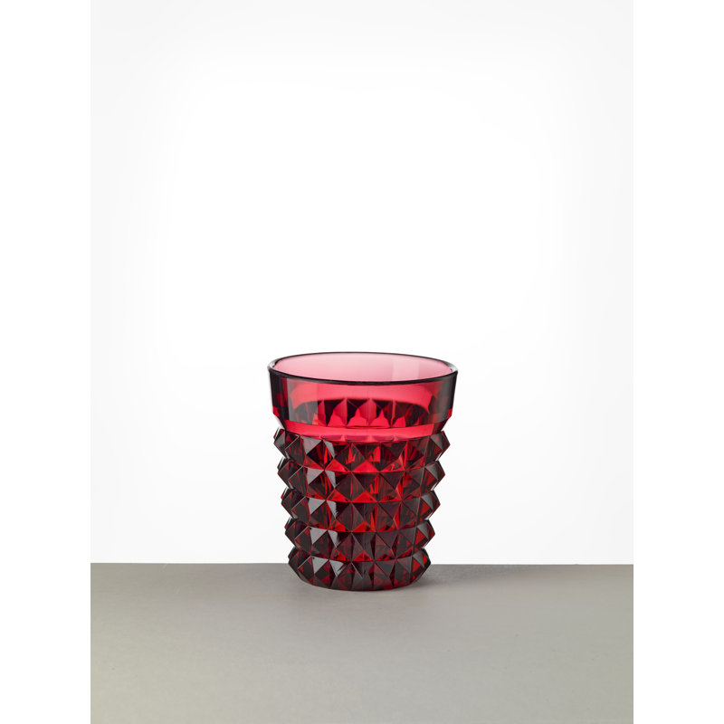 Palazzo Drinking Glass, Red