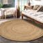 Tapis d'intérieur en jute / sisal tressé à la main Bussey-91488194