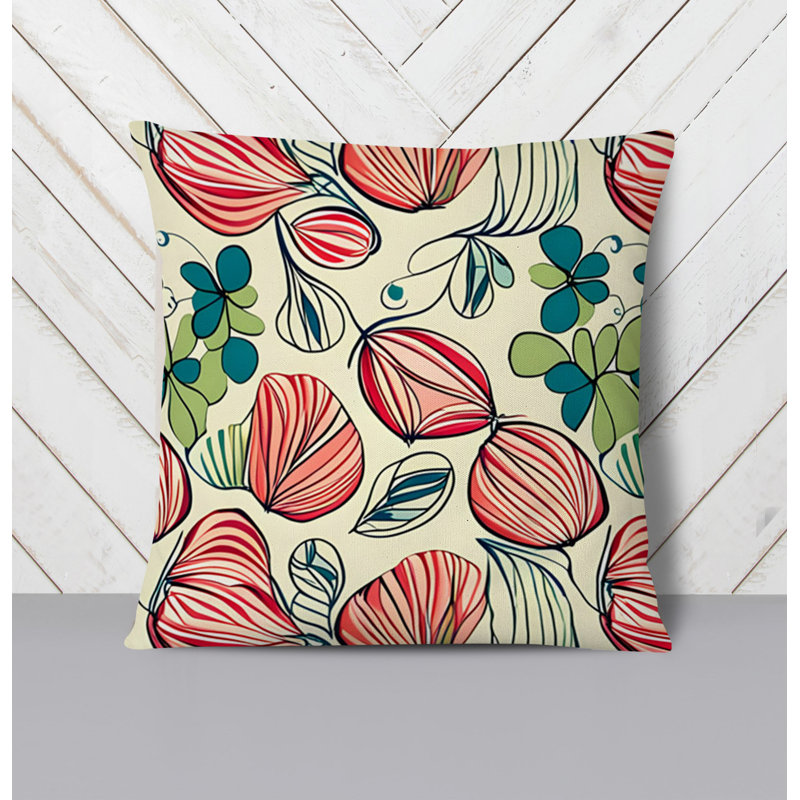 Throw Pillow, Pillow Cover Only - No Insert, 16"H x 16"W
