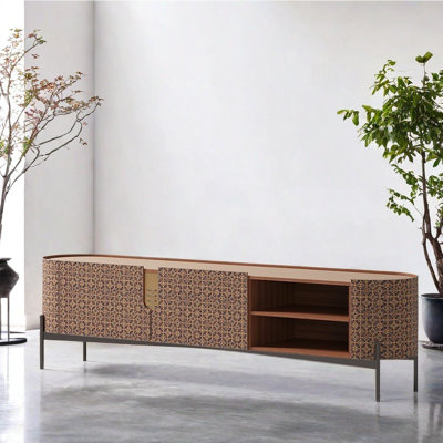 Italian light luxury style TV stand
