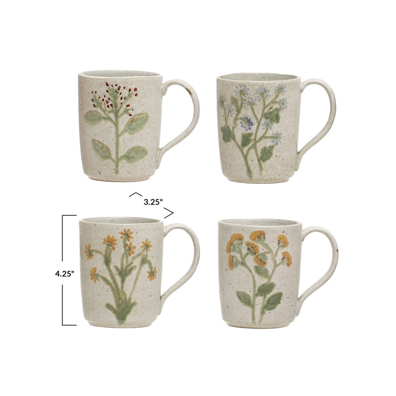 Grande tasse à café en grès Daryoosh
