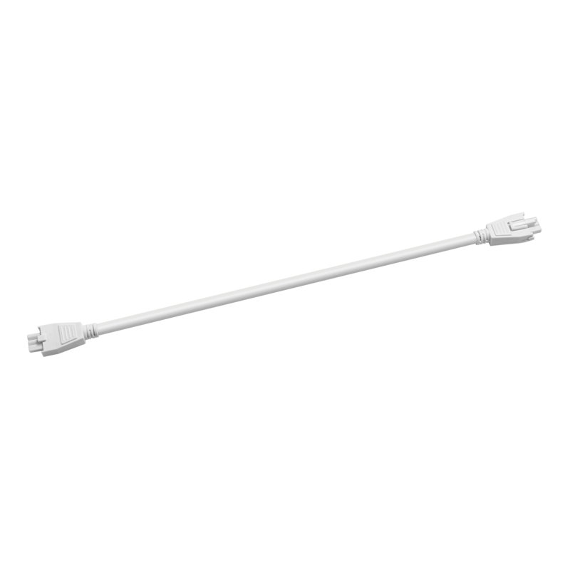Accessoire de luminaire sous-armoire Arza Select, interconnexion, blanc, 0.48" H x 14" L x 0.89" D, Blanc