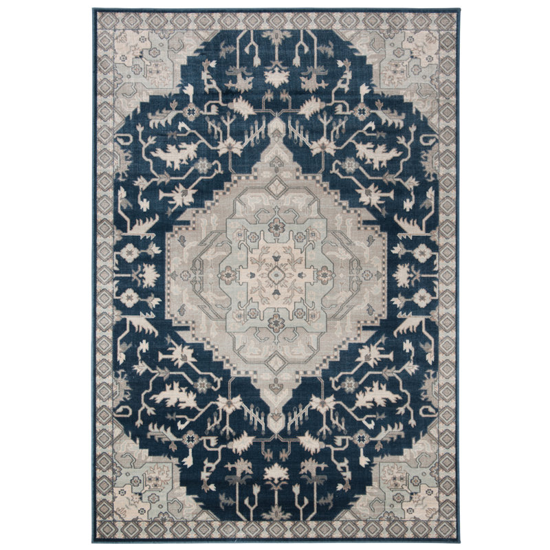 Kenbridge Oriental Viscose Area Rug, Rectangle 160 x 229 cm