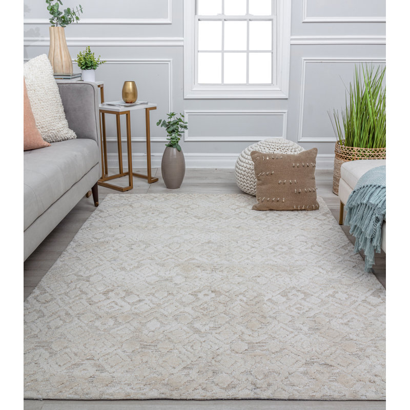 Tapis vintage en bois d'albâtre Gianna, Rectangle 8 pi x 10 pi