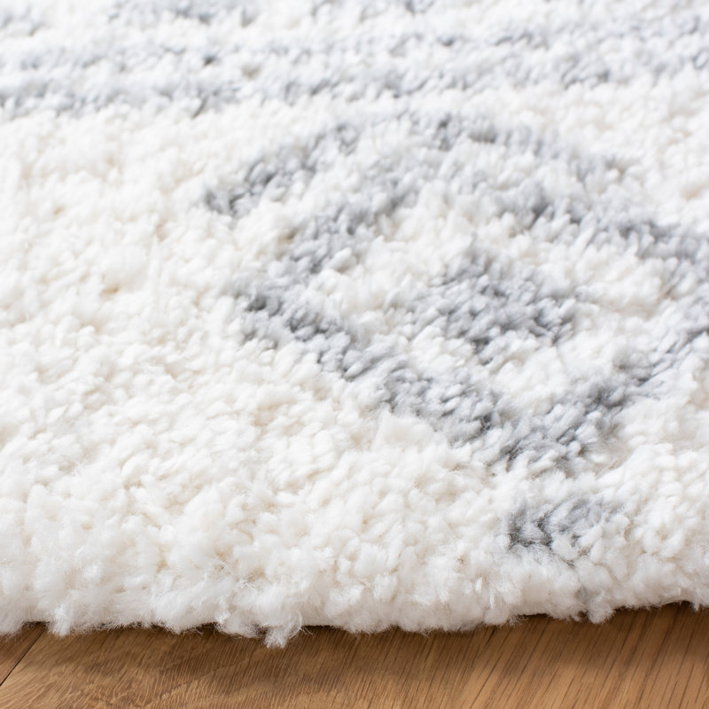 Tapis ivoire / gris Maddie, Rectangle 8 pi x 10 pi