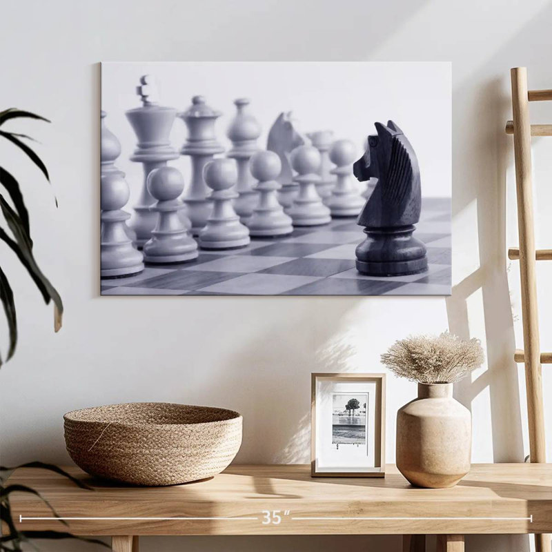 Senne Chess Game Knight, H 16 po x l 24 po
