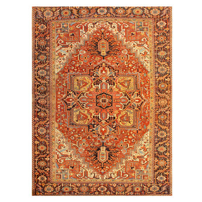 Nasriya One-of-a-Kind 10' X 13'8" Area Rug in Rust