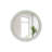 Round Beaded Wall Mirror-1772100340