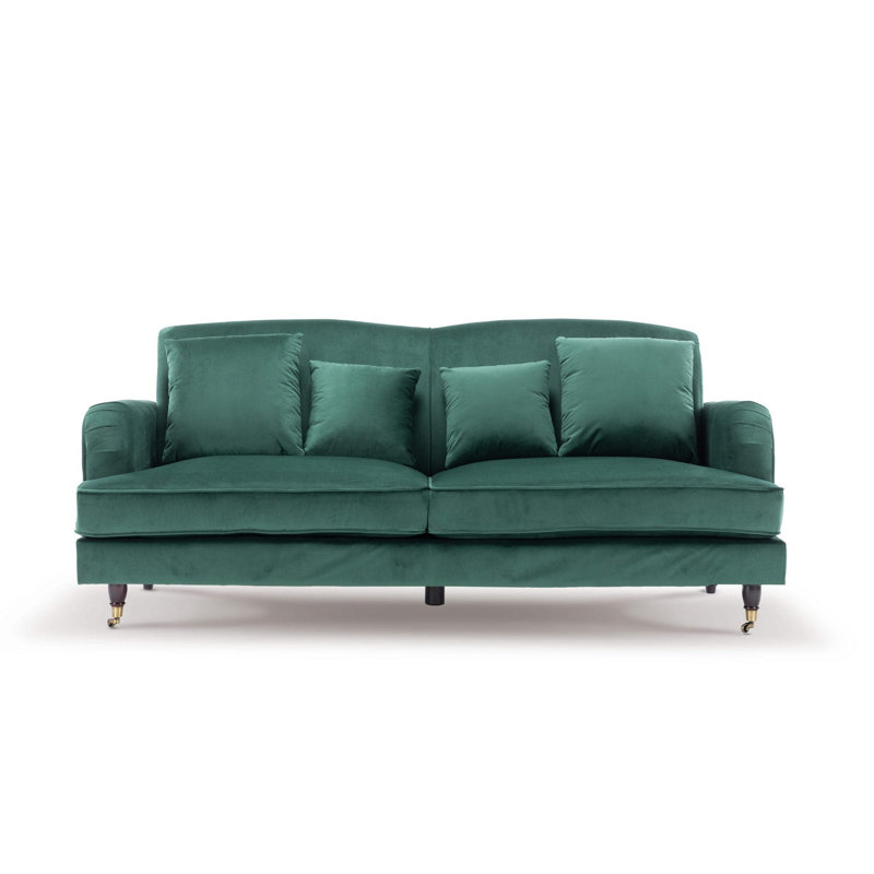 Penermon Roll Arms Sofa, Bottle Green, 3