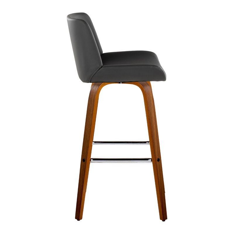Santi Fixed-Height Barstool - Set Of 2, Gray