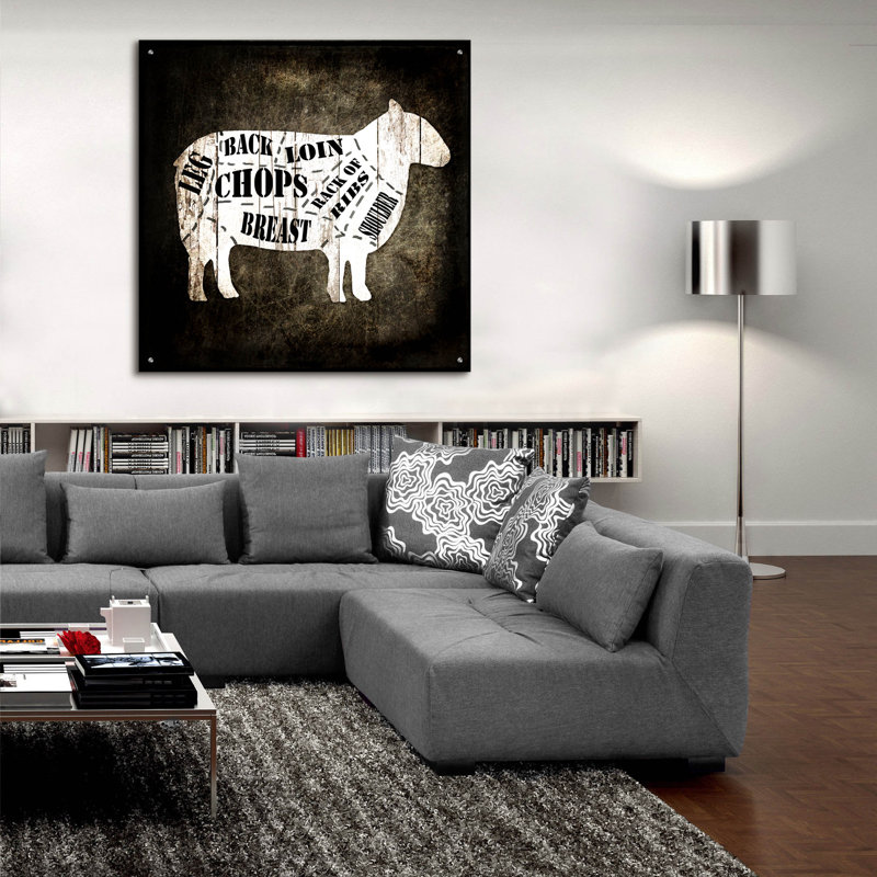 «Butcher Shop IV» par Lightbox Journal, H 36 po x l 36 po x P 0,2 po
