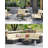 Outdoor 4" Replacement Loveseat Cushion Set, Deep Seat and Backrest Cushion Set-770683985