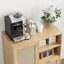 Buffet en rotin avec tablette réglable, buffet avec tiroirs-1846772468