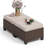 Salem Wicker Outdoor Patio Ottomans-86043932
